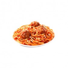 spaghetti with meatballs by sugarhouse